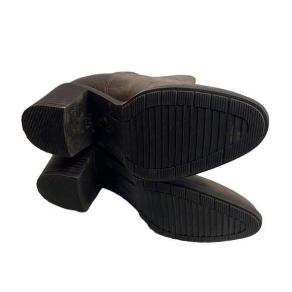 Clarks Scene Zip Brown Leather Ankle Boots Womens Size 9 BLEMISH - Picture 6 of 9